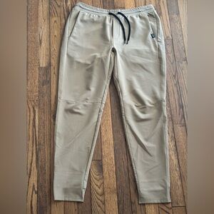 UNRL Performance Athletic Jogger Pants - Beige - Stretch 
Men’s Large